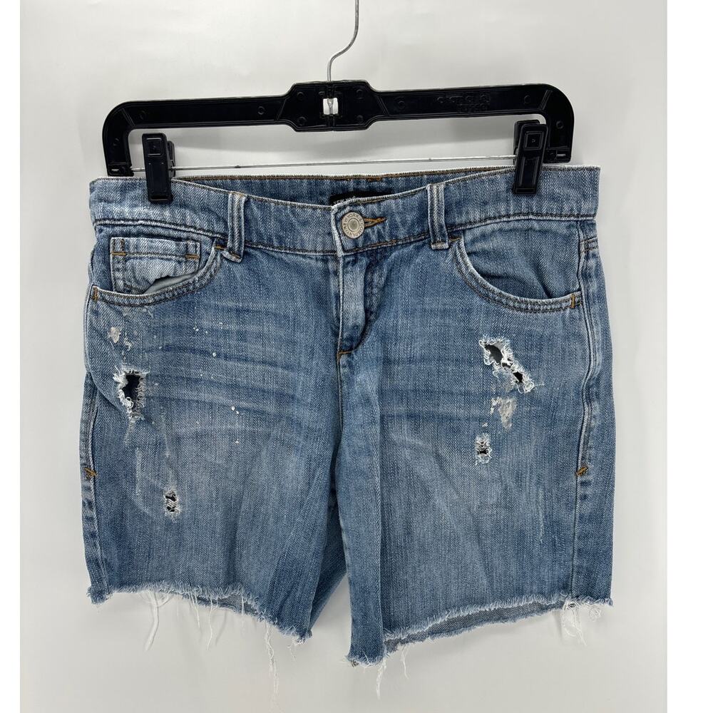 New York & Company denim women's cutoffs size 2 100% cotton